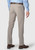 Brook Taverner - Tailored Fit Oatmeal Microcheck Wool Rich Trouser - Reeve