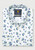 Brook Taverner - Tailored Fit White with Plums Print Cotton Shirt