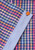 Brook Taverner - Regular Fit Navy Check Cotton Short Sleeve Shirt