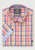 Brook Taverner - Regular Fit Multicolour Check Cotton Short Sleeve Shirt