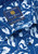 Brook Taverner - Regular Fit Navy and Ecru Tropical Flower Print Cotton Shirt