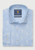Brook Taverner- Tailored Fit Blue with Seahorses Print Linen Cotton Shirt