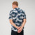 Olymp Navy Floral Print - Short Sleeve