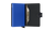 Secrid Wallet - Matte Black & Blue