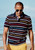 Brook Taverner - Sandham Pure Cotton Navy Stripe Pique Polo Shirt