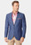 Brook Taverner - Tailored Fit Leeds Blue Linen Jacket