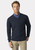 Brook Taverner - Dorset Navy Cotton Merino V-Neck Jumper