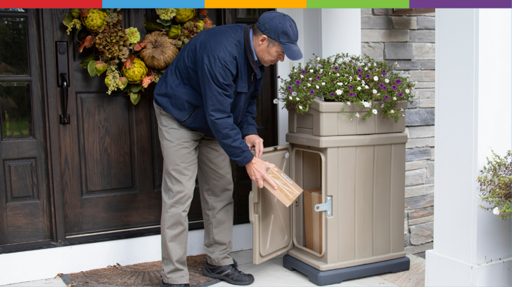 Multiple Ways to Use the Hide Away Delivery and Storage Box