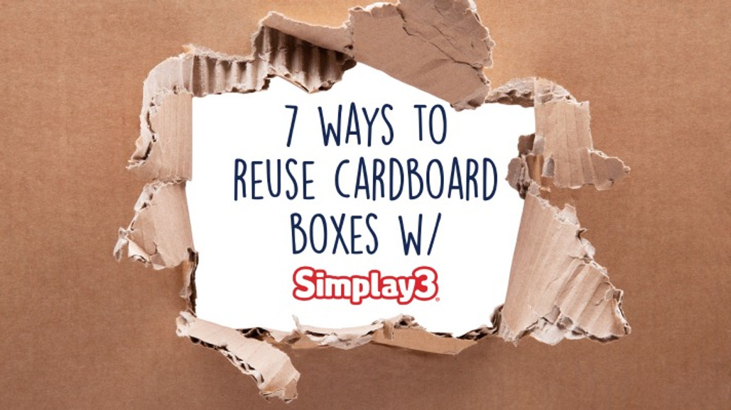 7 Ways to Reuse Cardboard Boxes