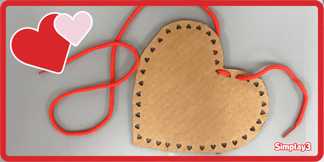 Threading Hearts: A Fine Motor Skills Development Activity