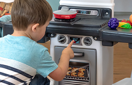 Cooking Kids Dine-In Play Kitchen Set - Simplay3 Toys for Toddlers ...