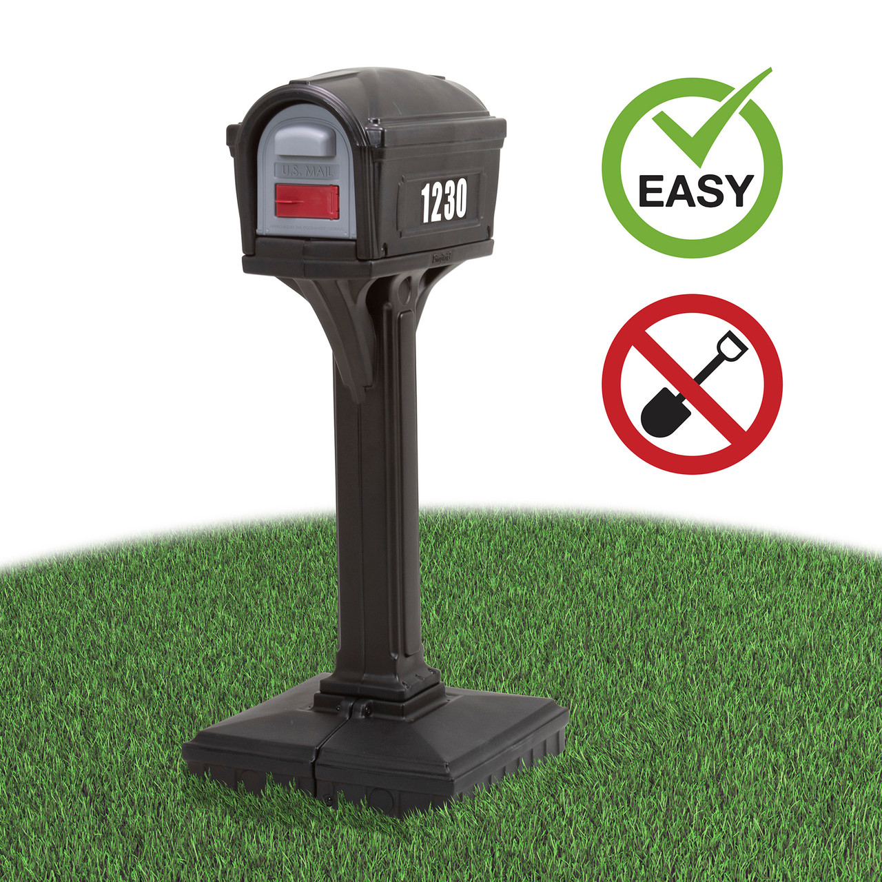 Dig-Free Easy Up Classic Mailbox Dig-Free Easy Up Classic Mailbox