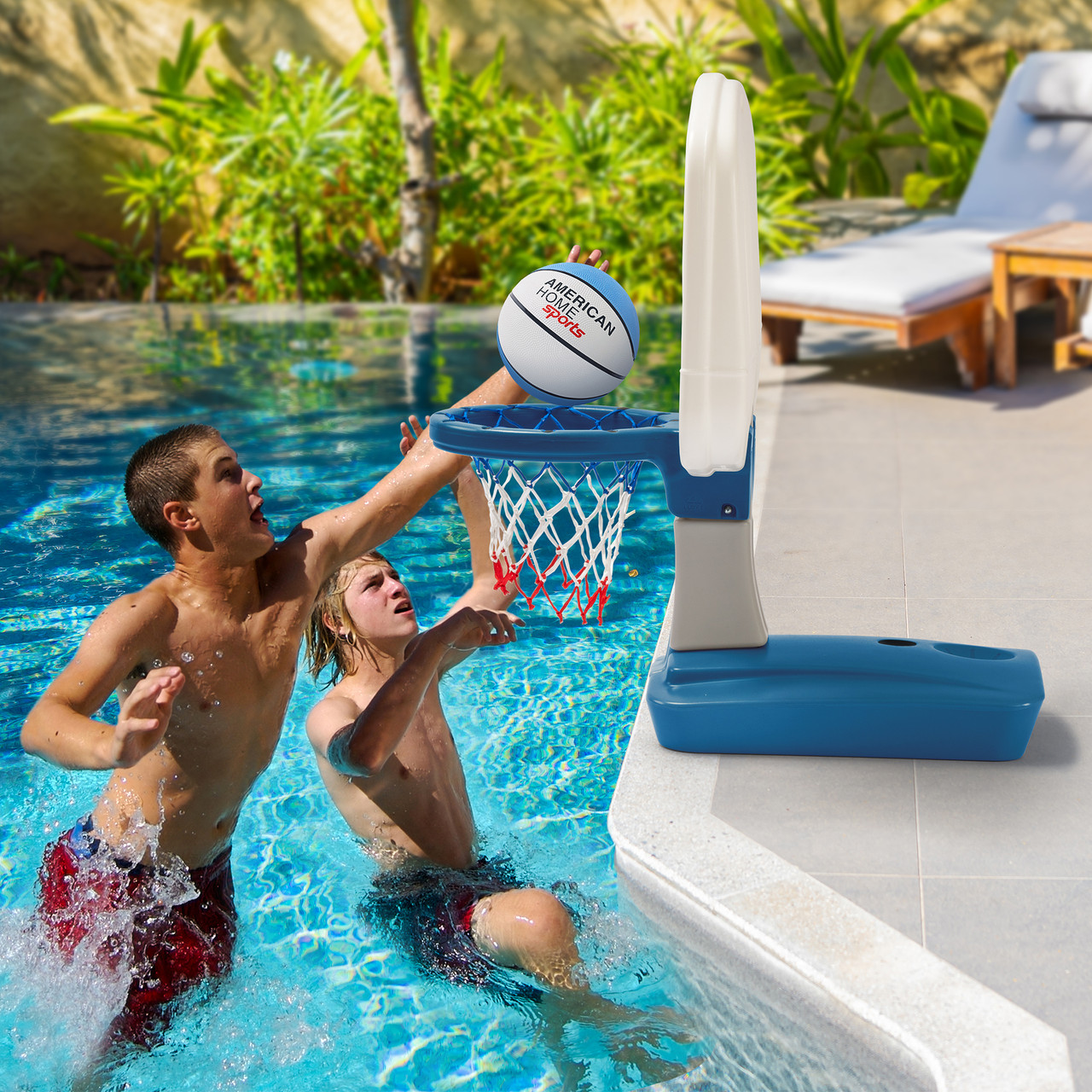 Swimline Basketball Pool Float Swimline Cool Jam Pro Poolside