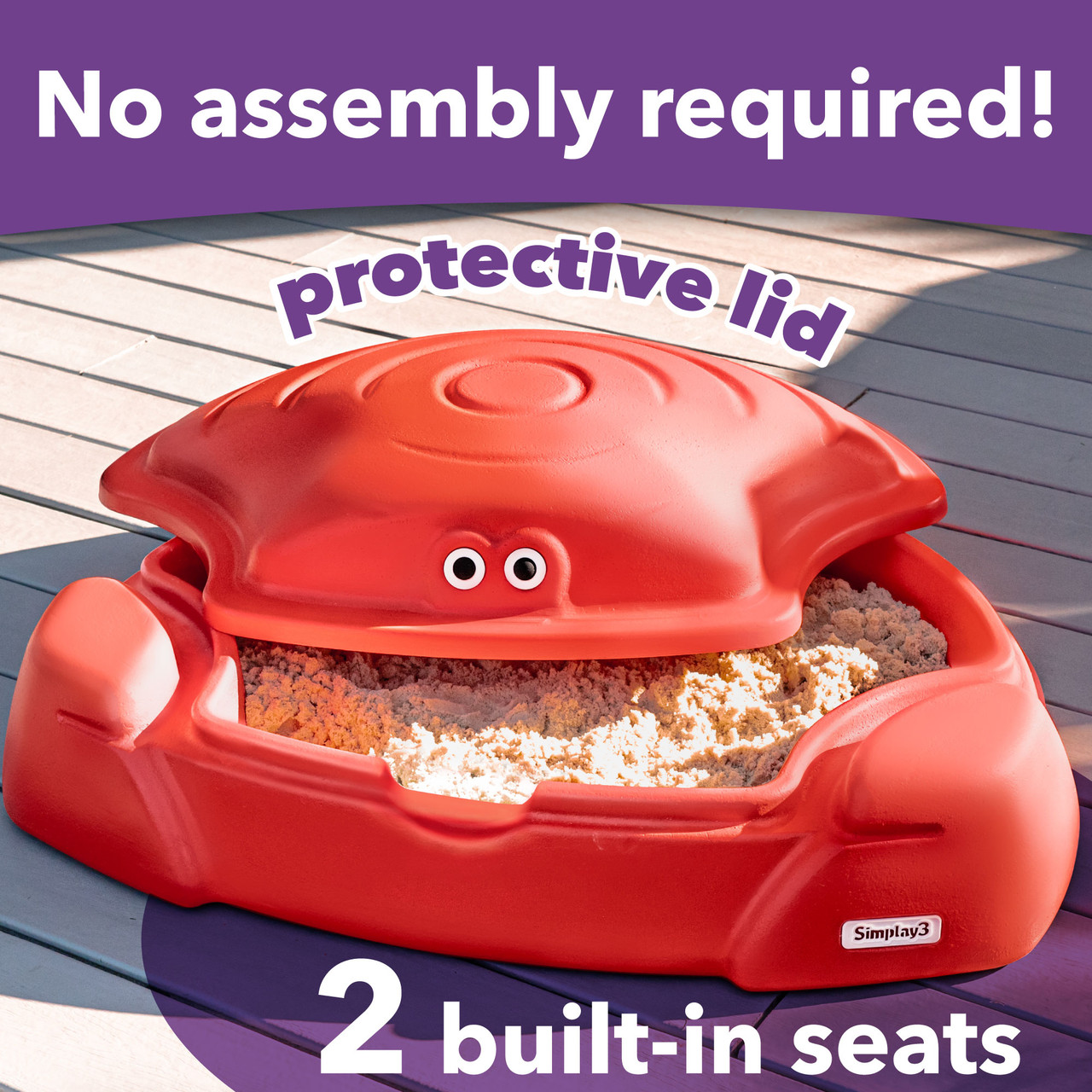 Simplay3 Coastal Crab Sandbox