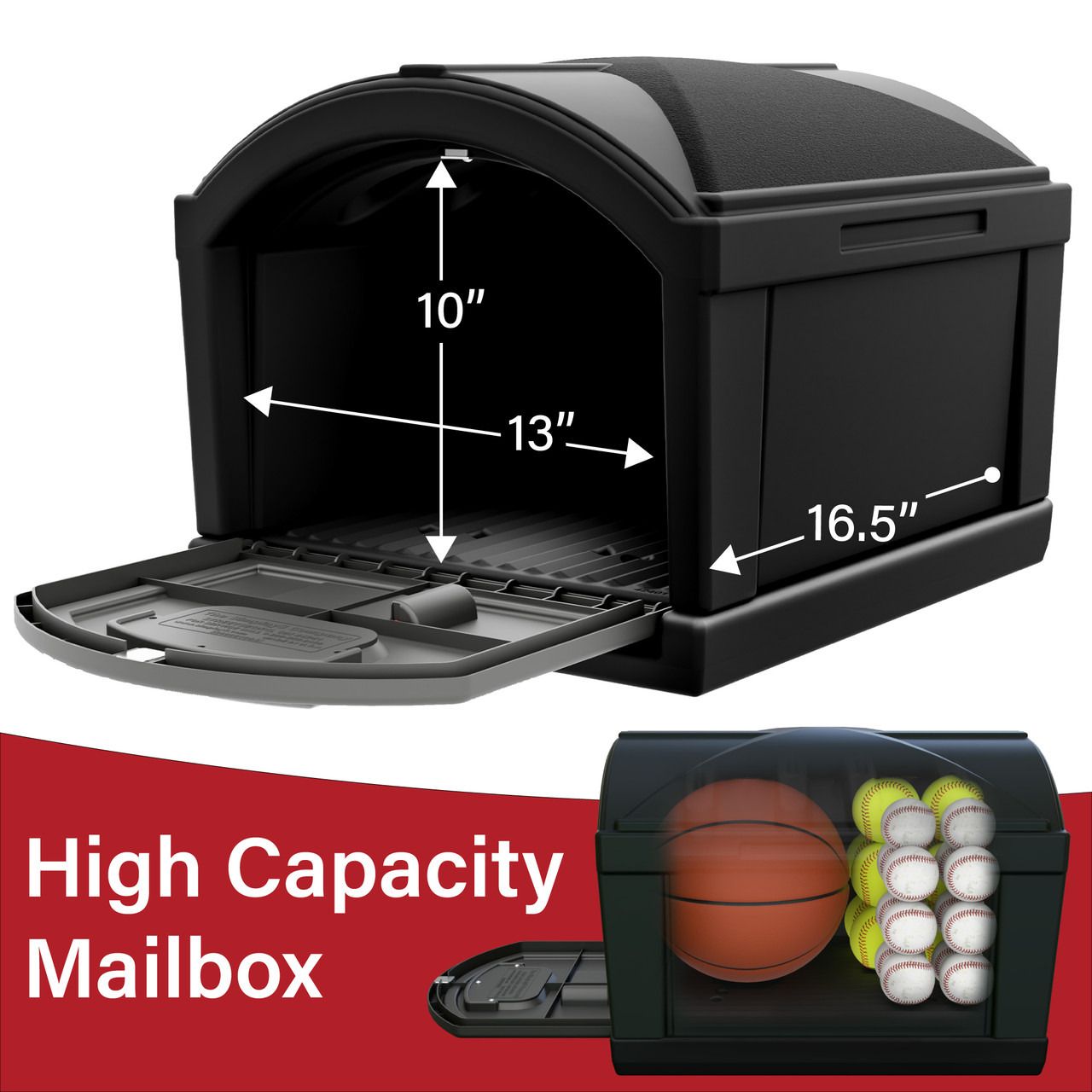 Simplay3 American Home Extra Large T4 XL Classic Mailbox Top