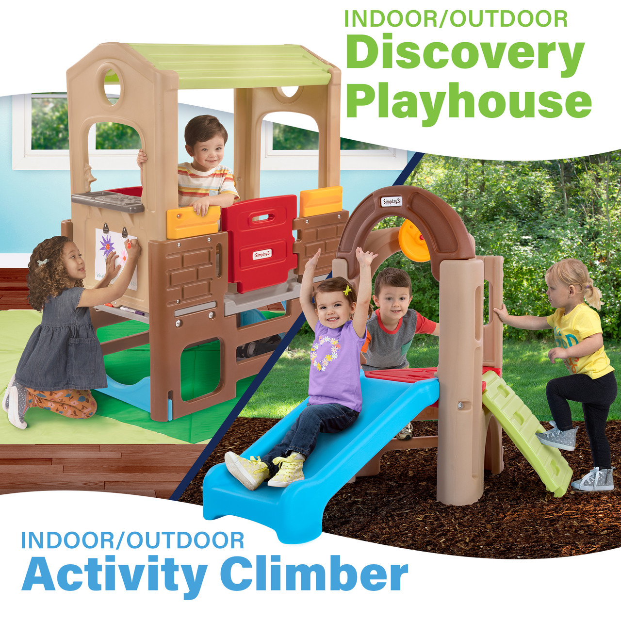 Simplay3 Young Explorers Discovery Activity Playhouse Climber Set