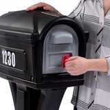Simplay3 Classic Mailbox with red flag mail pick-up indicator 