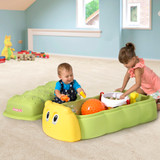 Simplay3 Caterpillar Sandbox for children's toy storage or indoor fun