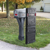 Simplay3 Total Defense Mailbox Shield heavy duty barrier design is just under 3" thick and made in the USA.