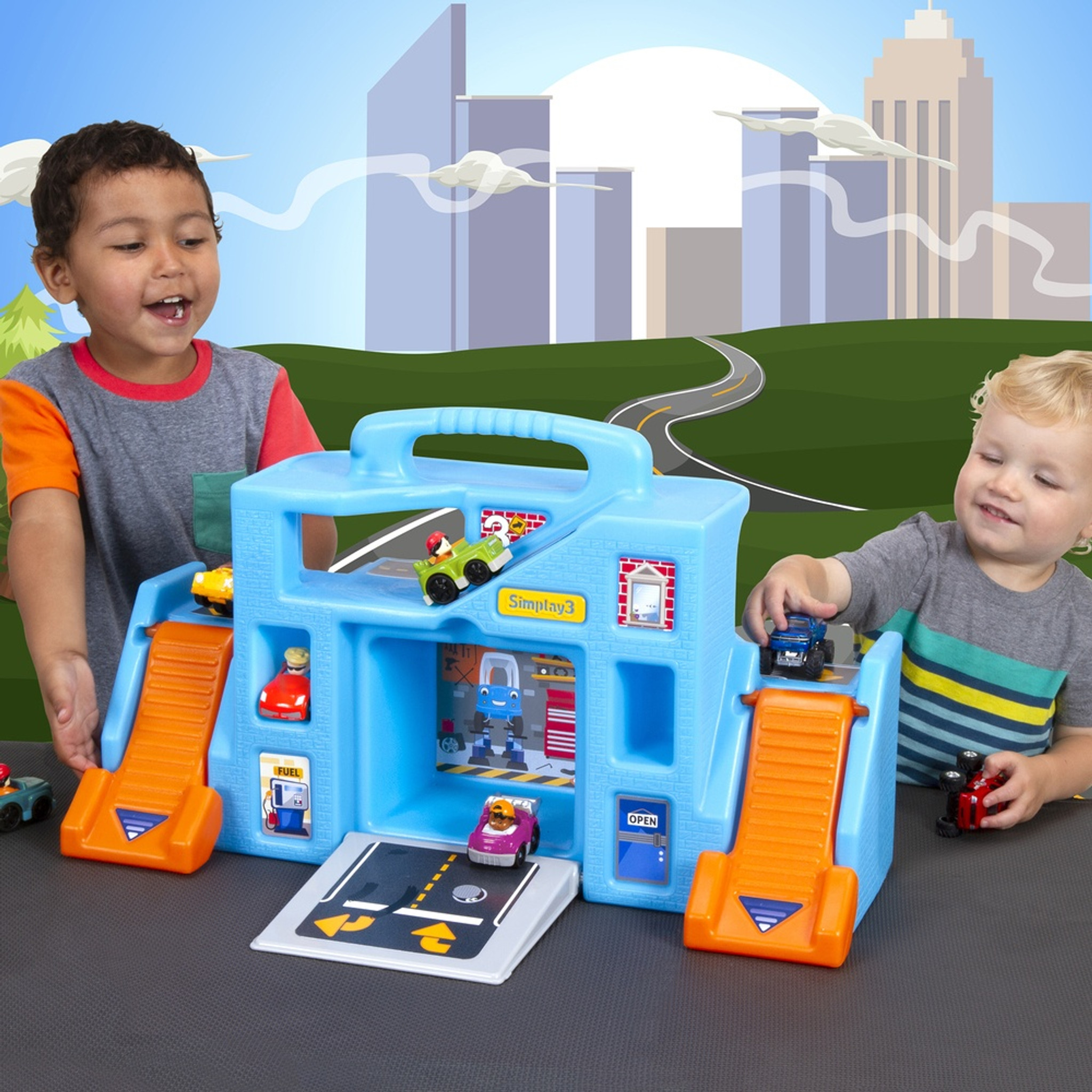 toddler garage toy