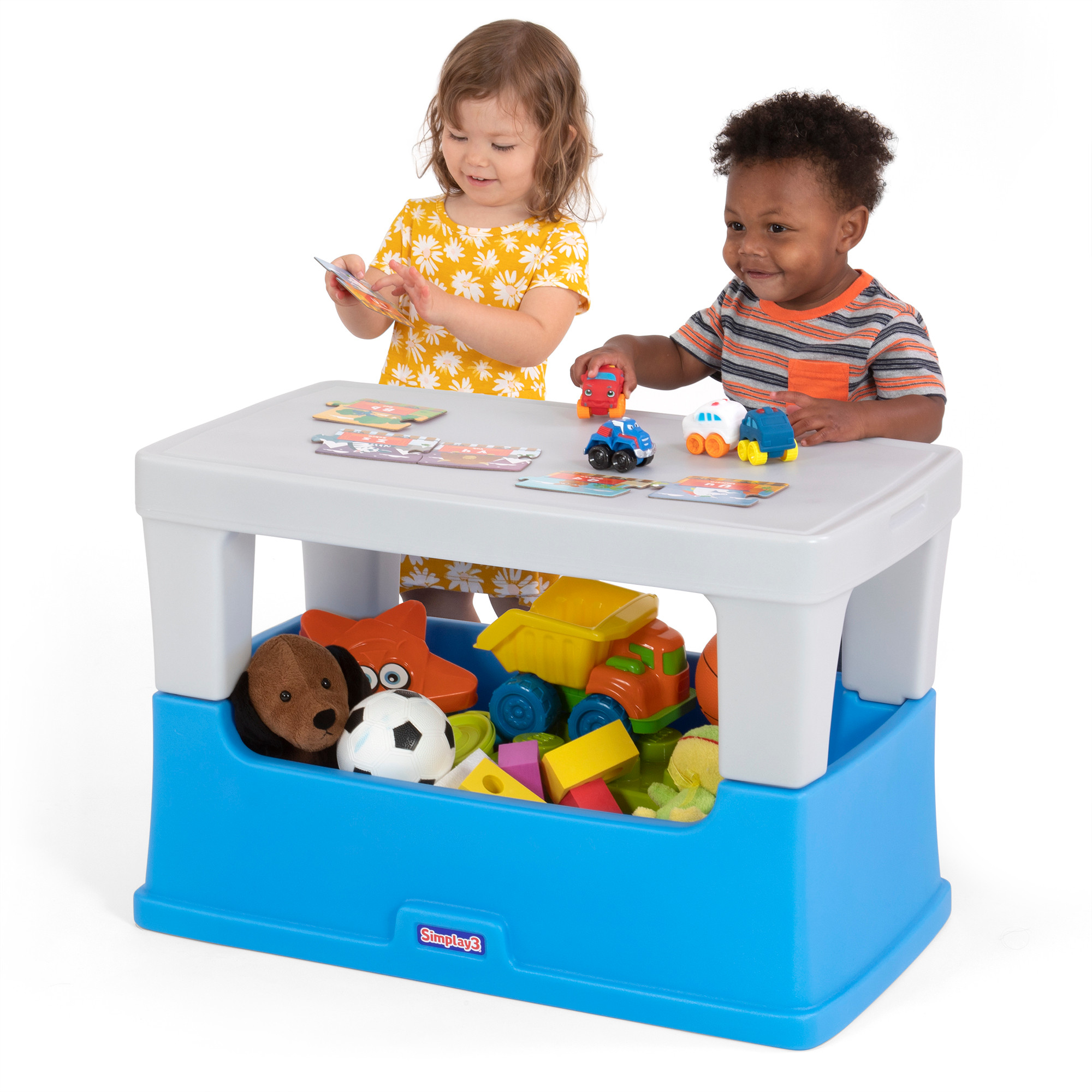 kids storage play table