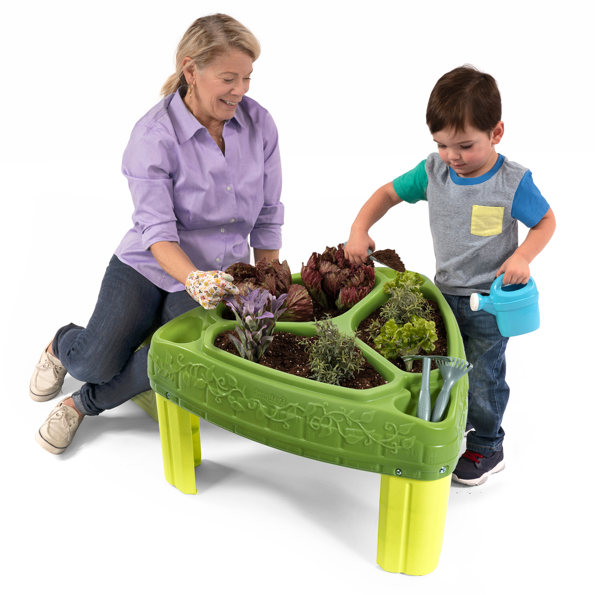 Simplay3 3-Level Herb Flower Garden Planter - Multi