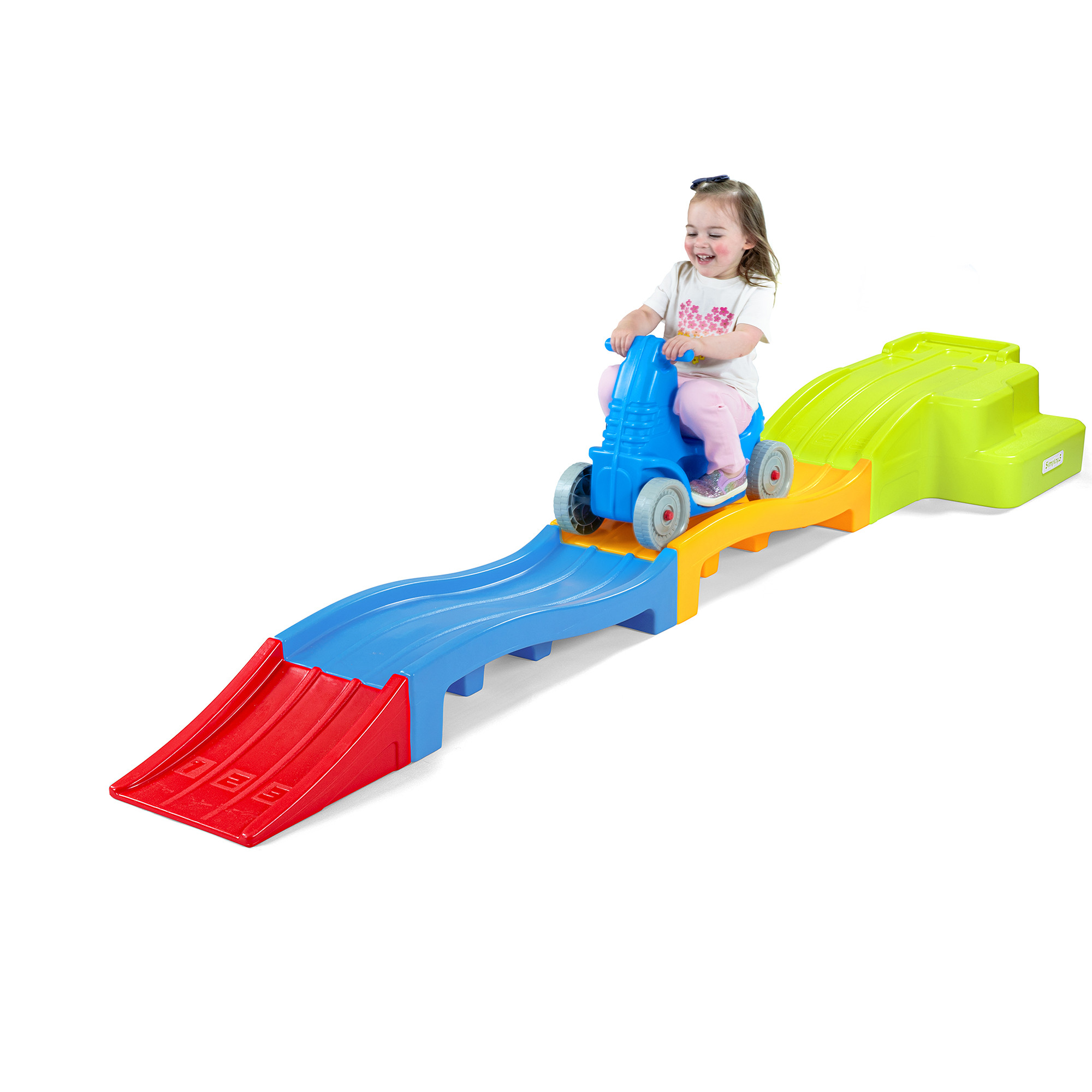 Toddler Ramp Kids dual lane car racetrack for toddlers | easy assembly