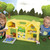 Simplay3 Carry & Go Farm features several rooms for pretend play.