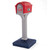 Simplay3 Dig-Free Easy Up All-American Mailbox in red, gray and blue