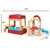 Simplay3 Sunny Slide and Climb Picnic Playhouse dimensions 46" H x 112" L x 55" W