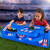 Boy and girl racing cars and trucks on the simplay3 carry and go train and track table
