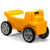 Yellow Simplay3 Rugged Rider Dump Truck