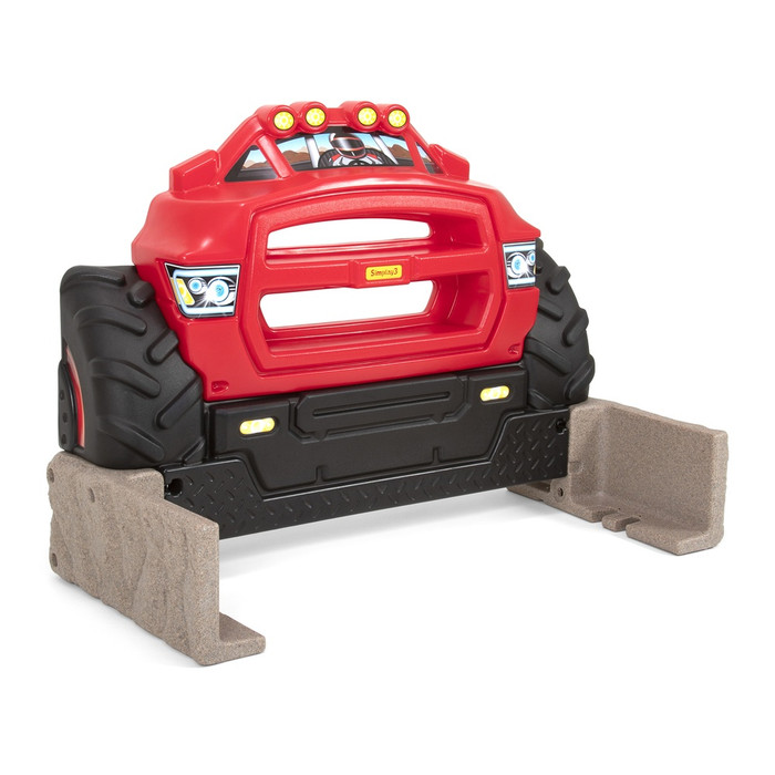 red monster truck toy