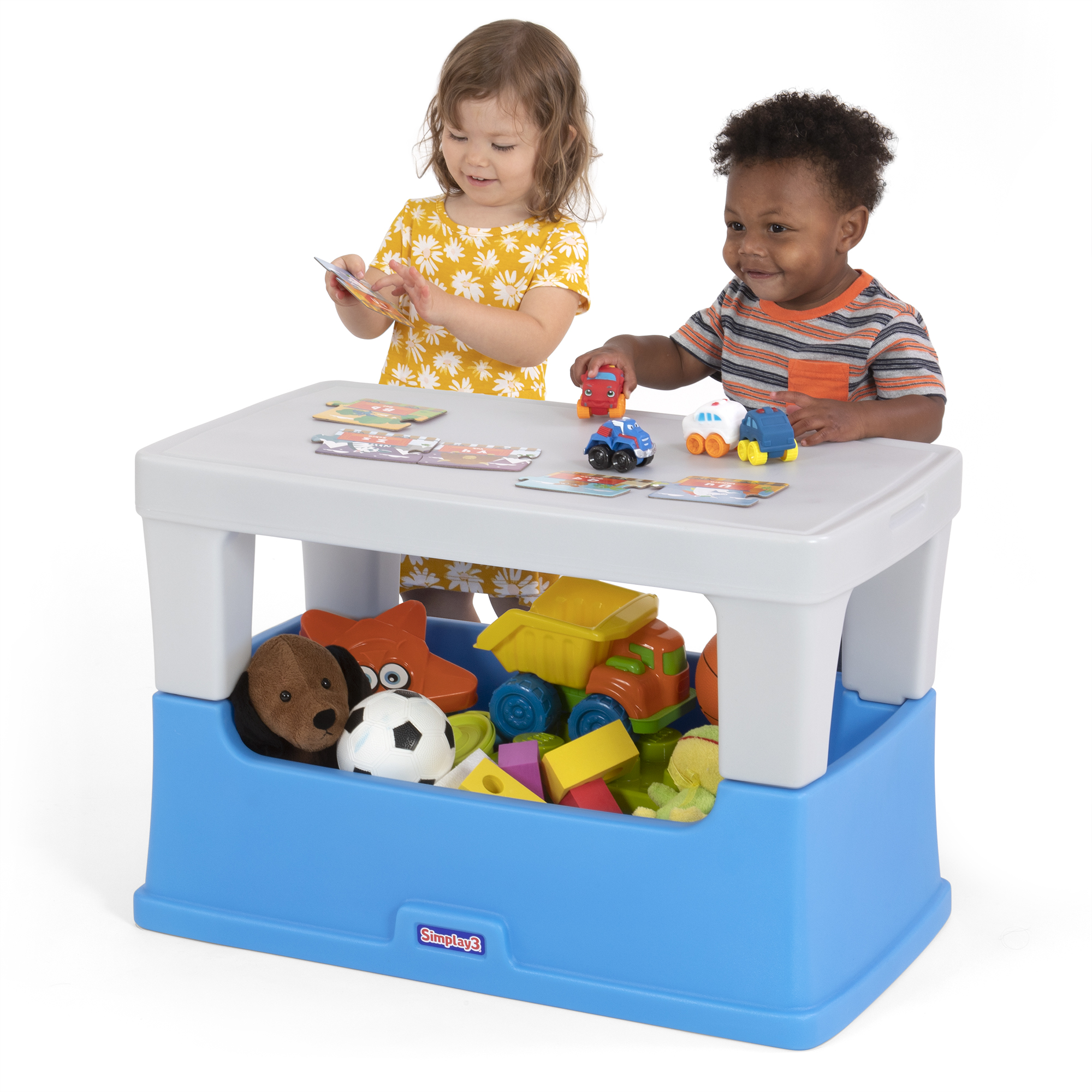 Kids Fully Assembled Multi-Purpose Activity and Storage Table