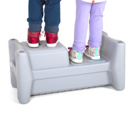 Simplay3 Sibling Step Stool with 2 children side by side