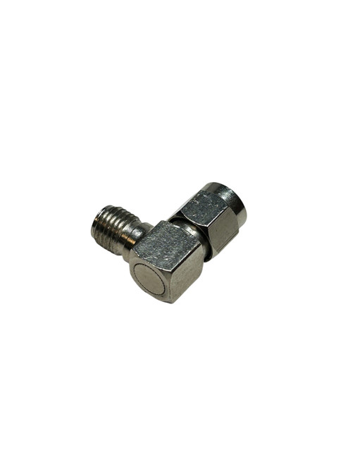 Right Angle SMA Male to SMA Female RF Adapter