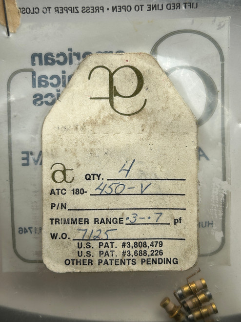RF Trimmer Capacitor (UHF/Microwave)