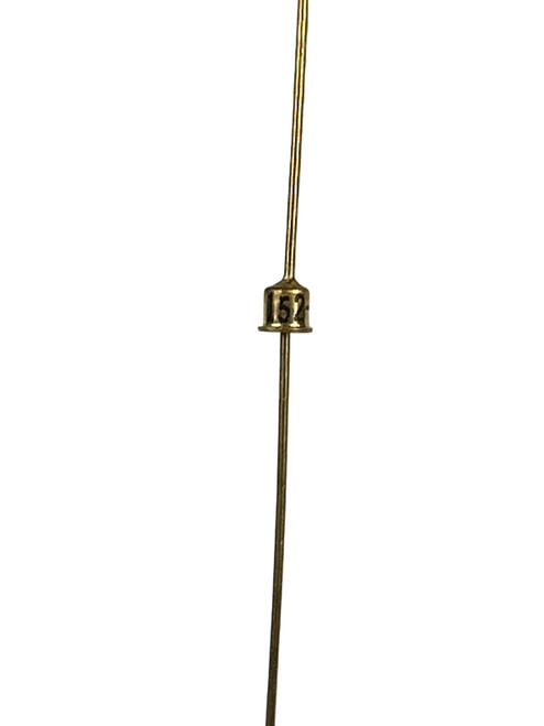 Vintage Gold Metal Can Axial Diodes