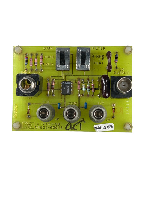 Hewlett-Packard Audio Filter / Gain Control PCB Assembly