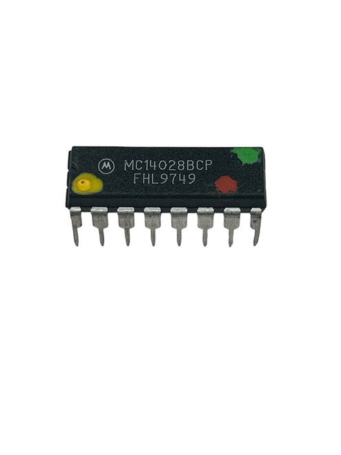 MC14028BCP BCD-to-Decimal Decoder IC