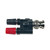 Mueller BNC to Dual Banana Binding Post Adapter (Red/Black)