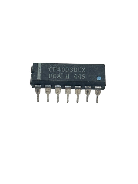 CD4093BEX Quad 2-Input NAND Schmitt Trigger IC