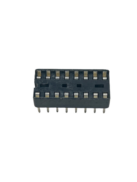 DIP-16 IC Socket (Through-Hole)