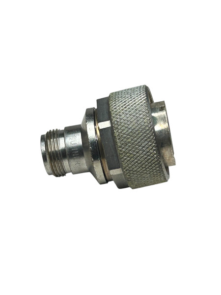 N-Type Female to SMA Male RF Coaxial Adapter (Bulkhead Style)