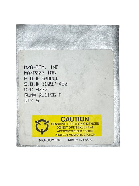 RF PIN Diode (Microwave Switch/Attenuator)