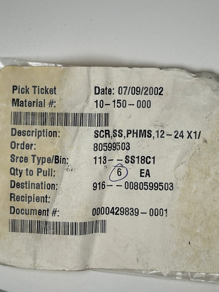 Stainless Steel Pan Head Machine Screw