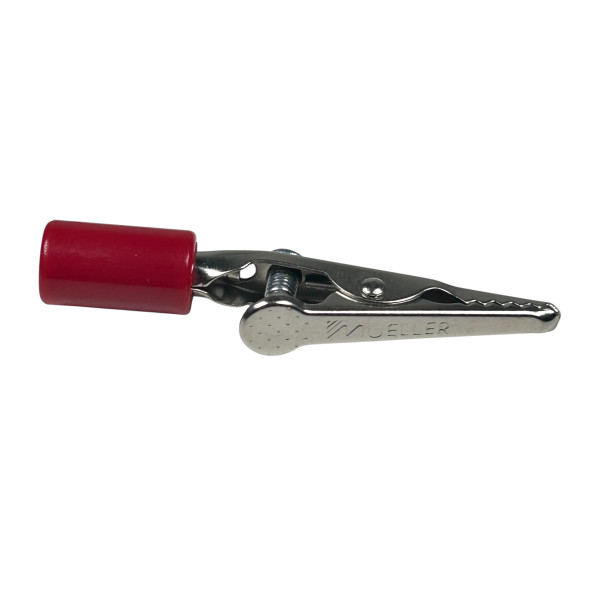 Mueller Insulated Alligator Clips (Red)