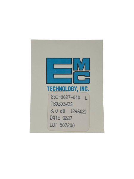 Thin Film RF Attenuator Chip