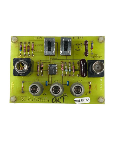 Hewlett-Packard Audio Filter / Gain Control PCB Assembly