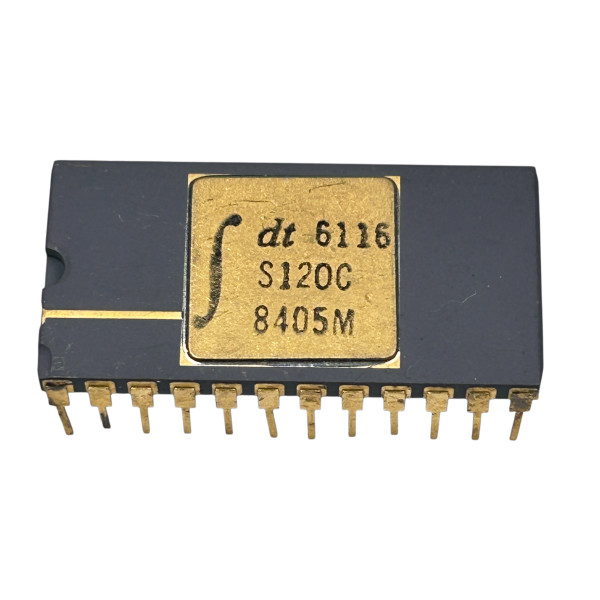 Gold Lid Ceramic IC (Likely EPROM / Memory IC)
